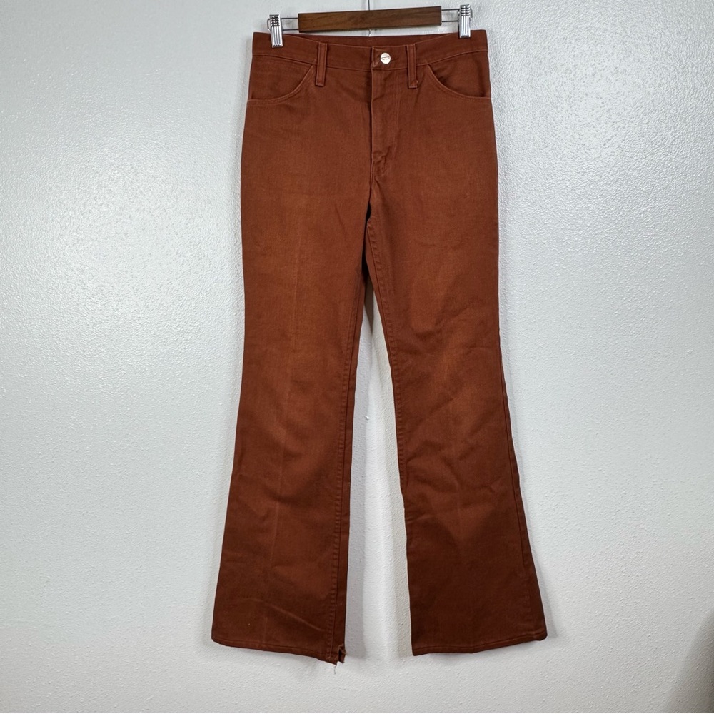 Vintage‎ Wrangler Brown Rust Flare Jeans